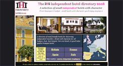 Desktop Screenshot of independent-hotels.info
